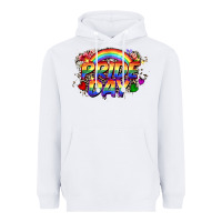 White Pride day Heavyweight Hoodie - CowGirlArtShop