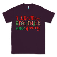 Plum i like them real thick and sprucy Classic Tee - MaliasSmallBusiness