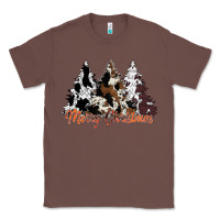 Chestnut merry christmas cowhide trees Classic Tee - CowhideDigitalArt