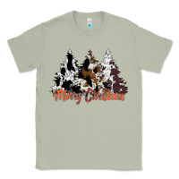 Matcha merry christmas cowhide trees Classic Tee - CowhideDigitalArt