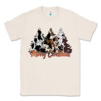 Natural merry christmas cowhide trees Classic Tee - CowhideDigitalArt
