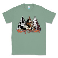 Sage merry christmas cowhide trees Classic Tee - CowhideDigitalArt