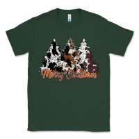 Sports Green merry christmas cowhide trees Classic Tee - CowhideDigitalArt