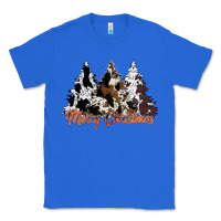 True Royal merry christmas cowhide trees Classic Tee - CowhideDigitalArt