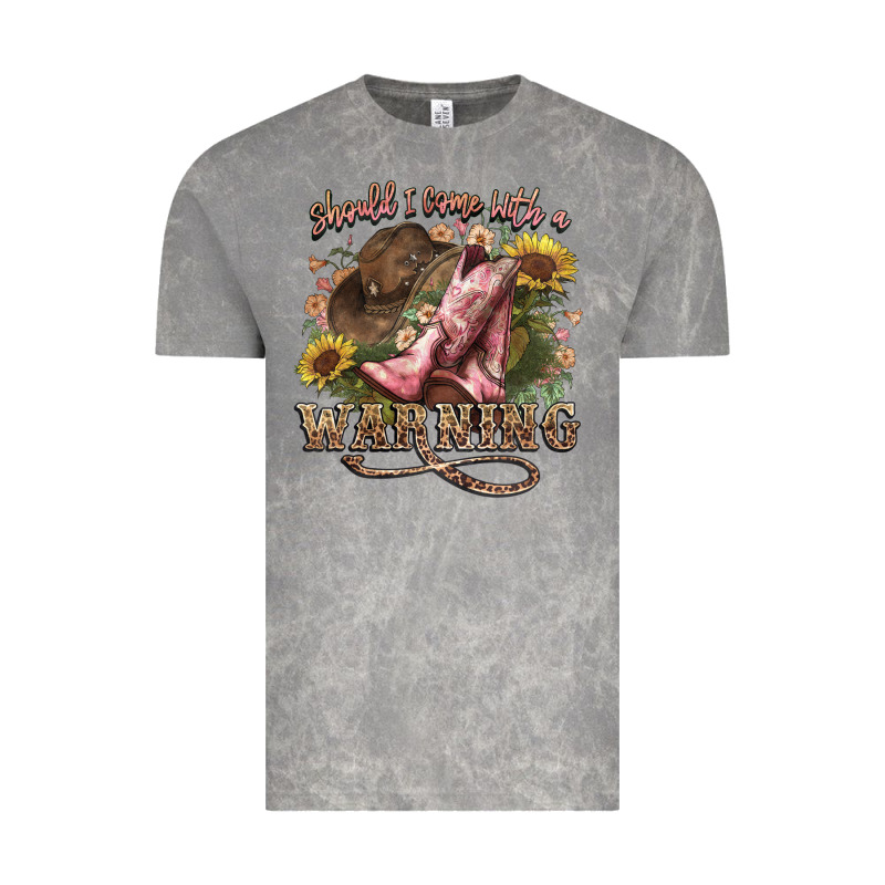 Shouldve Come With A Warning Boots  Cowboy Vintage Tee by NancyCooperArtShop | Teevron