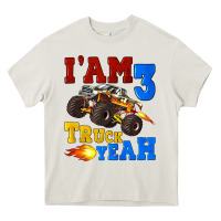 Cream i'am three truck yeah Heavy Core Tee - Artiststas