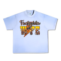 Grape Ice firefighter wife lightning bolt Urban Heavy Tee - NancyCooperArtShop