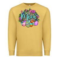 Antique Gold Easter Mini Happy Easter Day Premium Sweatshirt - CowGirlArtShop