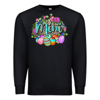 Black Easter Mini Happy Easter Day Premium Sweatshirt - CowGirlArtShop
