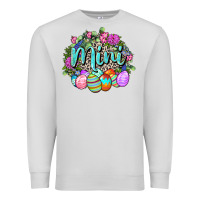 Dove Grey Easter Mini Happy Easter Day Premium Sweatshirt - CowGirlArtShop