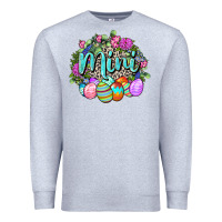 Heather Grey Easter Mini Happy Easter Day Premium Sweatshirt - CowGirlArtShop