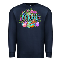 Navy Easter Mini Happy Easter Day Premium Sweatshirt - CowGirlArtShop