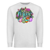 Oatmeal Heather Easter Mini Happy Easter Day Premium Sweatshirt - CowGirlArtShop