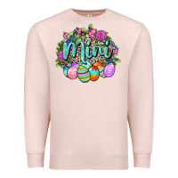 Pale Pink Easter Mini Happy Easter Day Premium Sweatshirt - CowGirlArtShop