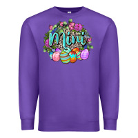 Purple Easter Mini Happy Easter Day Premium Sweatshirt - CowGirlArtShop