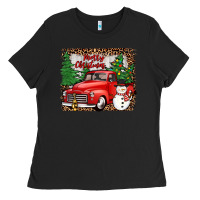 Black merry christmas Ladies Tee - JahusDesignShop