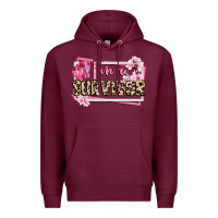 Burgundy im a survivor cancer awareness Premium Hoodie - CowGirlArtShop