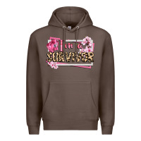 Coffee im a survivor cancer awareness Premium Hoodie - CowGirlArtShop