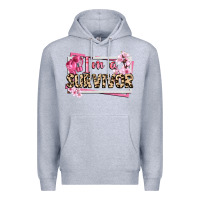 Heather Grey im a survivor cancer awareness Premium Hoodie - CowGirlArtShop