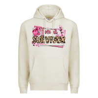 Oatmeal Heather im a survivor cancer awareness Premium Hoodie - CowGirlArtShop
