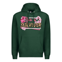 Sports Green im a survivor cancer awareness Premium Hoodie - CowGirlArtShop