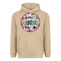 Mushroom nurse coaster Heavyweight Hoodie - CowGirlArtShop