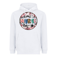White nurse coaster Heavyweight Hoodie - CowGirlArtShop