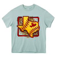 Arona leopard softball texas map Heavy Core Tee - Jasminsmagicworld