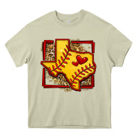 Mossy leopard softball texas map Heavy Core Tee - Jasminsmagicworld