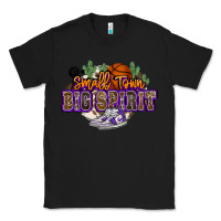 Black small town big spirit basketball Classic Tee - NancyCooperArtShop