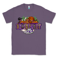 Lavender small town big spirit basketball Classic Tee - NancyCooperArtShop