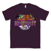 Plum small town big spirit basketball Classic Tee - NancyCooperArtShop