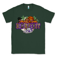 Sports Green small town big spirit basketball Classic Tee - NancyCooperArtShop