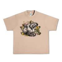 Burro floral racoon western Urban Heavy Tee - NancyCooperArtShop