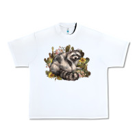 White floral racoon western Urban Heavy Tee - NancyCooperArtShop