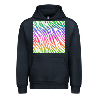 Navy watercolor rainbow zebra seamless pattern Urban Hoodie - BundleAndBundleShop