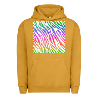 Pigment Peanut Butter watercolor rainbow zebra seamless pattern Urban Hoodie - BundleAndBundleShop