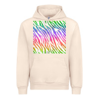 Sandshell watercolor rainbow zebra seamless pattern Urban Hoodie - BundleAndBundleShop