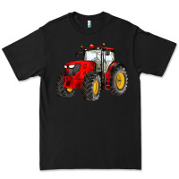 Black western farm tractor red Premium Tee - Artiststas