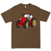 Cacao western farm tractor red Premium Tee - Artiststas