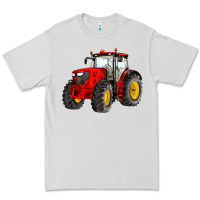 Dove Grey western farm tractor red Premium Tee - Artiststas