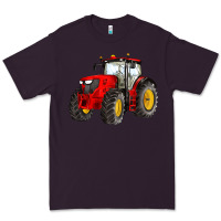 Plum western farm tractor red Premium Tee - Artiststas