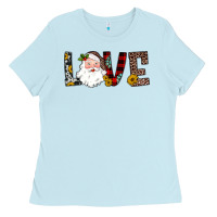 Love Santa Ladies Tee | Teevron