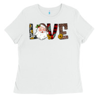White love santa Ladies Tee - JahusDesignShop