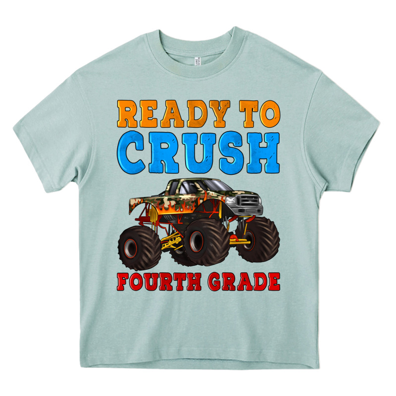 Ready To Crush Fourth Grade Heavy Core Tee by Artiststas | Teevron