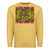 Antique Gold Mardi Gras masks and coins tumbler Premium Sweatshirt - HowdyJamesFarm