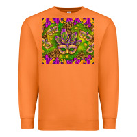 Carrot Mardi Gras masks and coins tumbler Premium Sweatshirt - HowdyJamesFarm