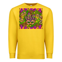 Lemon Mardi Gras masks and coins tumbler Premium Sweatshirt - HowdyJamesFarm