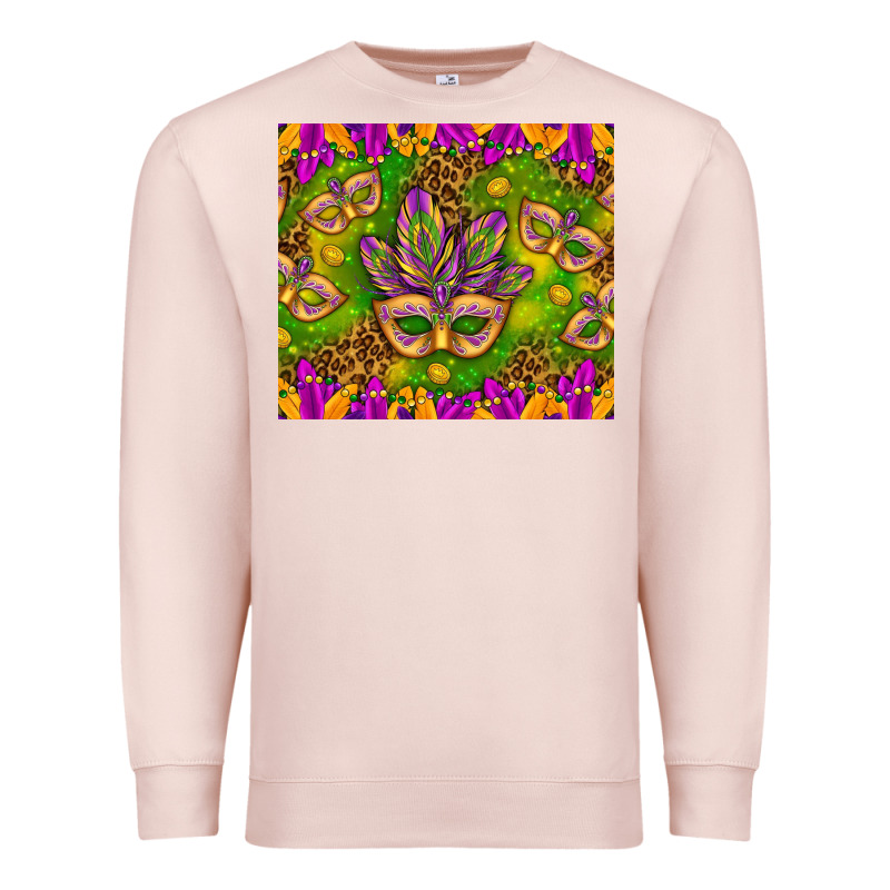 Mardi Gras Masks And Coins Tumbler Premium Sweatshirt by HowdyJamesFarm | Teevron