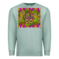 Seafoam Mardi Gras masks and coins tumbler Premium Sweatshirt - HowdyJamesFarm